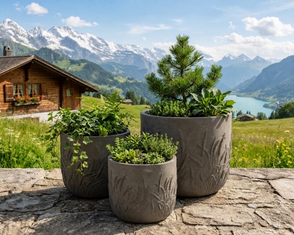 Alpine Wheat Planter Set
