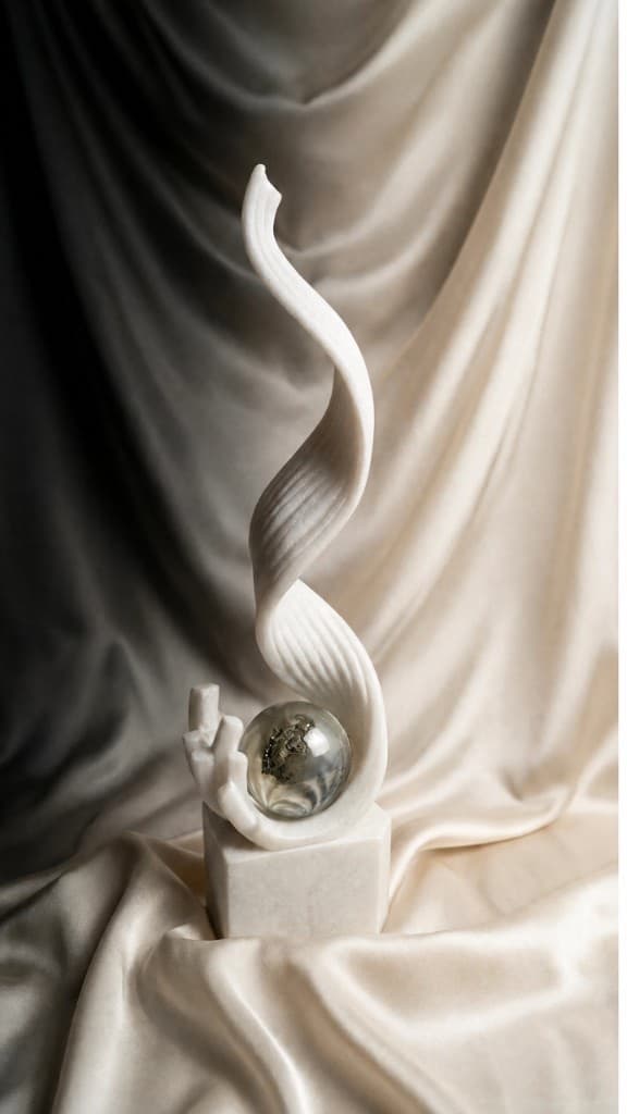 Spiral Hand Orb