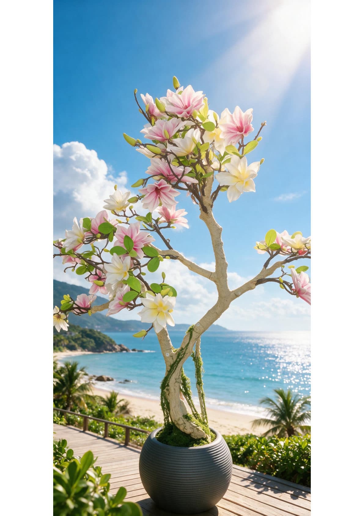 Blush Magnolia Tree, 4 ft